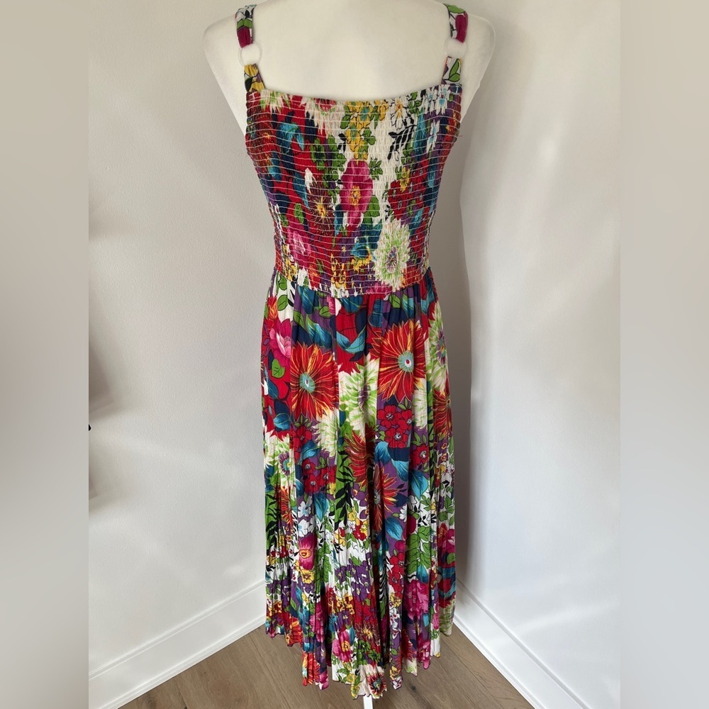 Floral Multicolor Women's Dress